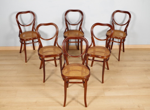 Suite mit stühlen thonet - mit, 6