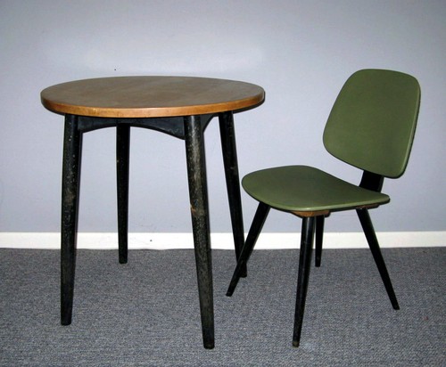 Thonet rundtisch stuhl set - thonet, rundtisch/stuhl-set